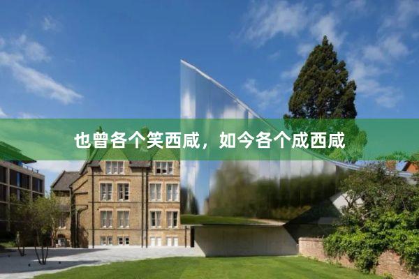 也曾各个笑西咸，如今各个成西咸