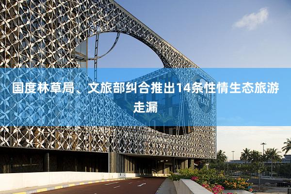 国度林草局、文旅部纠合推出14条性情生态旅游走漏