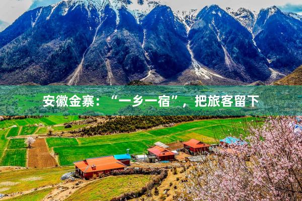 安徽金寨：“一乡一宿”，把旅客留下