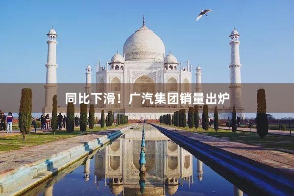 同比下滑！广汽集团销量出炉