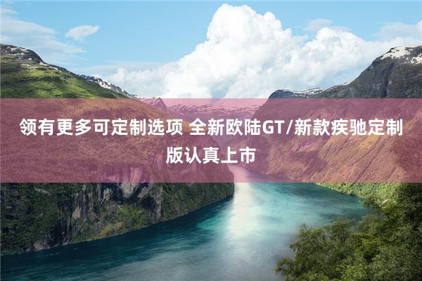 领有更多可定制选项 全新欧陆GT/新款疾驰定制版认真上市